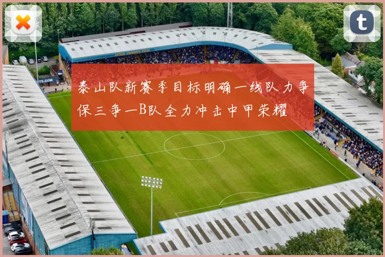 泰山队新赛季目标明确一线队力争保三争一B队全力冲击中甲荣耀